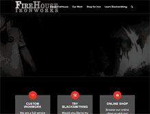 Tablet Screenshot of firehouseironworks.com